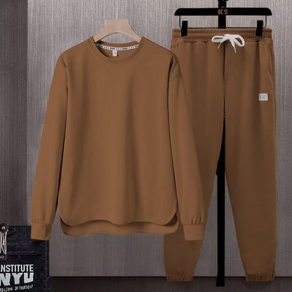 Long Sleeve Trousers Suit Men's Autumn Loose And Simple
